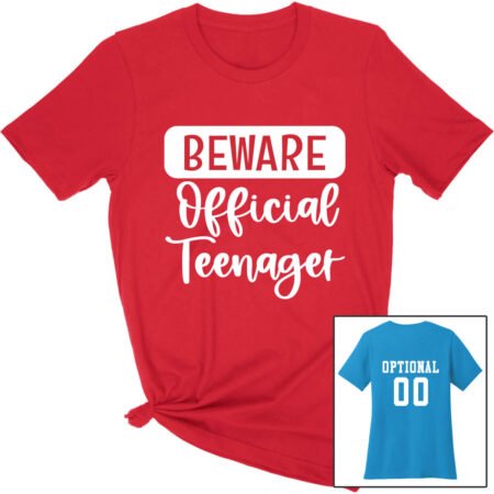 Beware Official Teenager Birthday Shirt