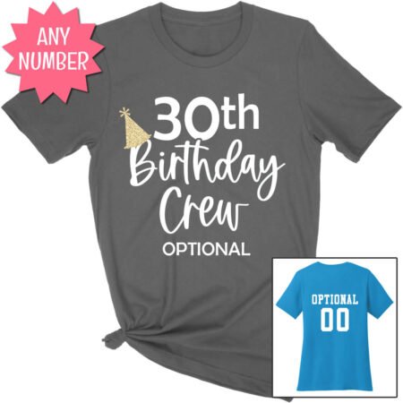 Birthday Crew Shirt with Hat