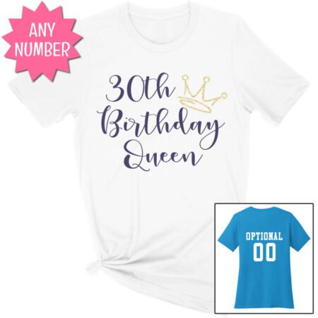 Birthday Queen Shirt with Crown