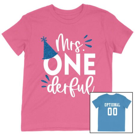 Mrs. OneDerful 1st Birthday Shirt