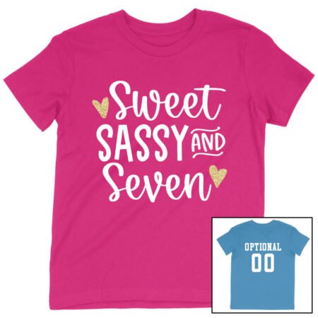 Sweet Sassy and Seven Birthday Shirt