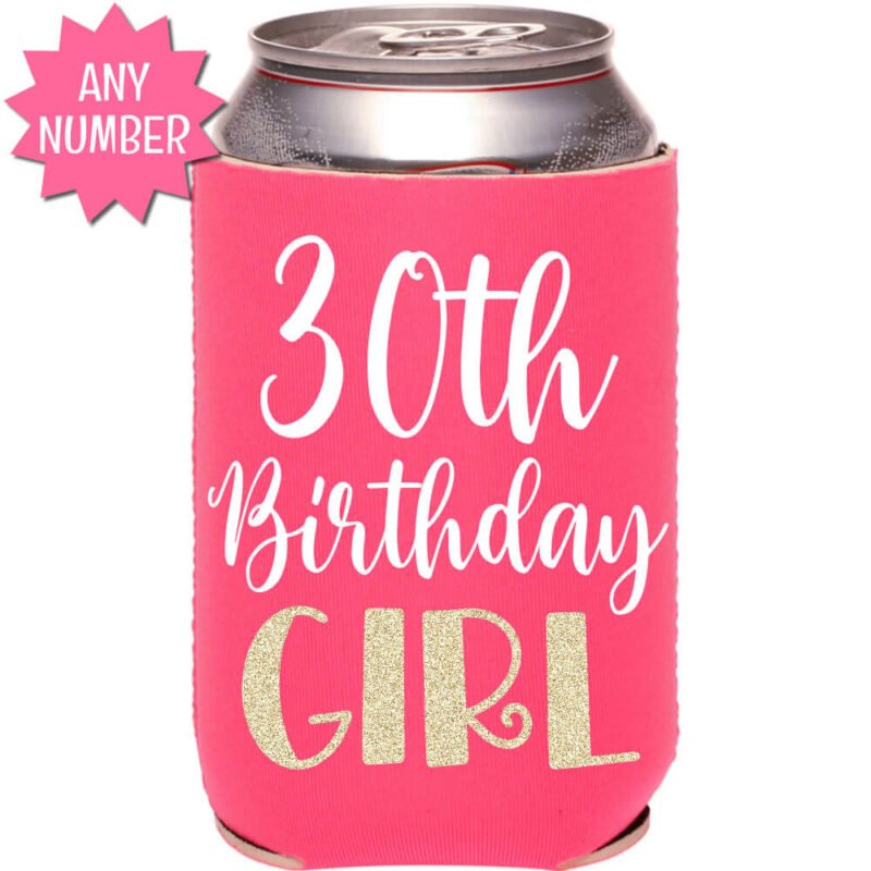 Birthday Girl Koozie