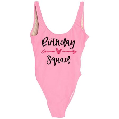 Birthday Squad Swimsuit with Arrow